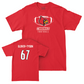 Red Football Gridiron Tee    - James Glover-Tyson