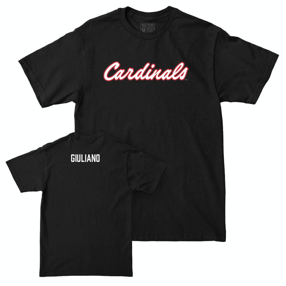 Track & Field Black Script Tee  - Matthew Giuliano