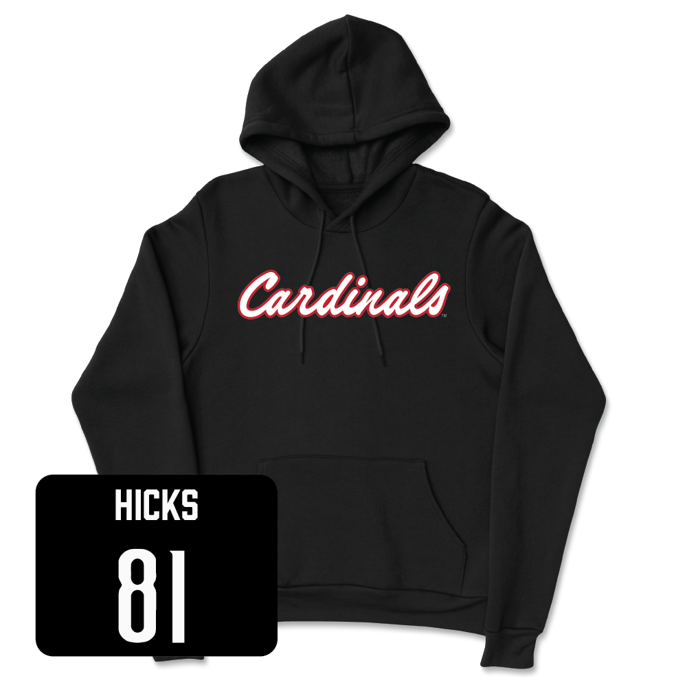 Football Black Script Hoodie - Cataurus Hicks