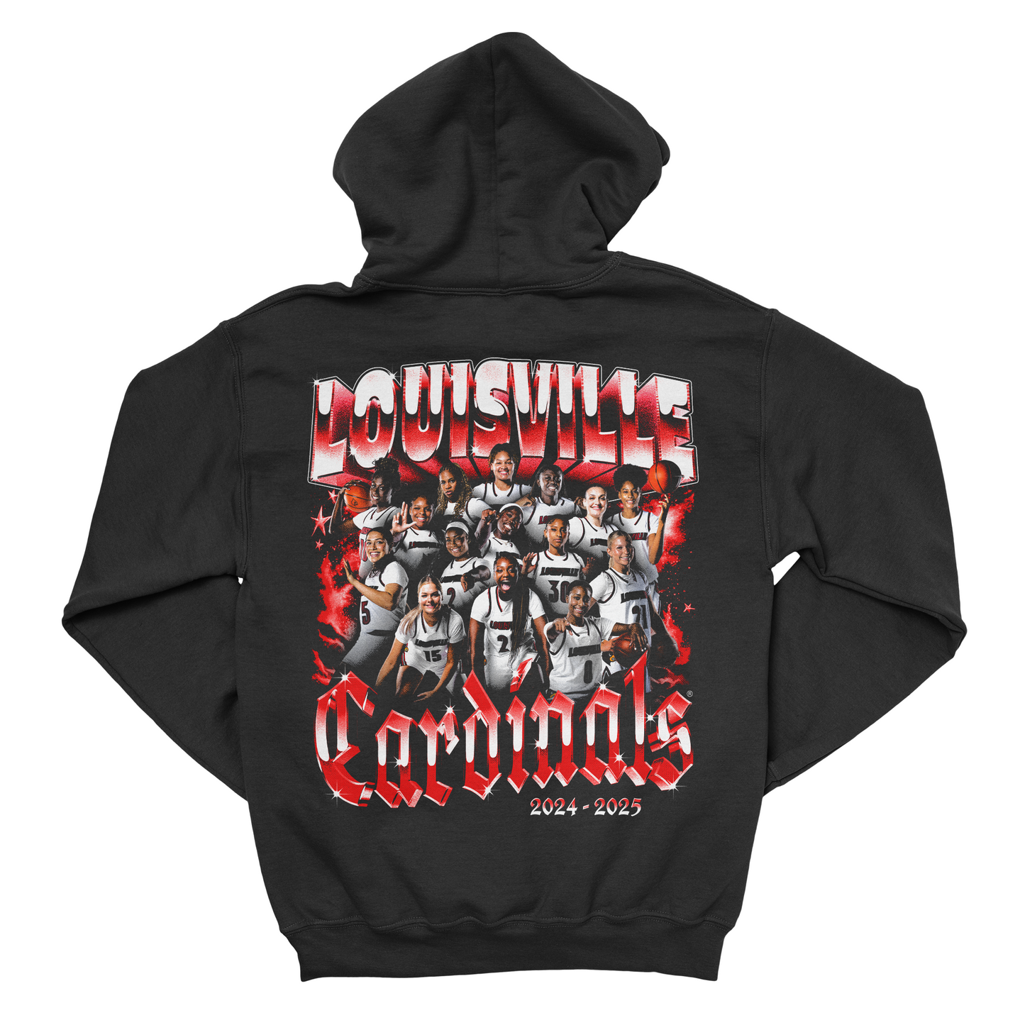 EXCLUSIVE RELEASE:  Louisville Women's Basketball Team Black Hoodie