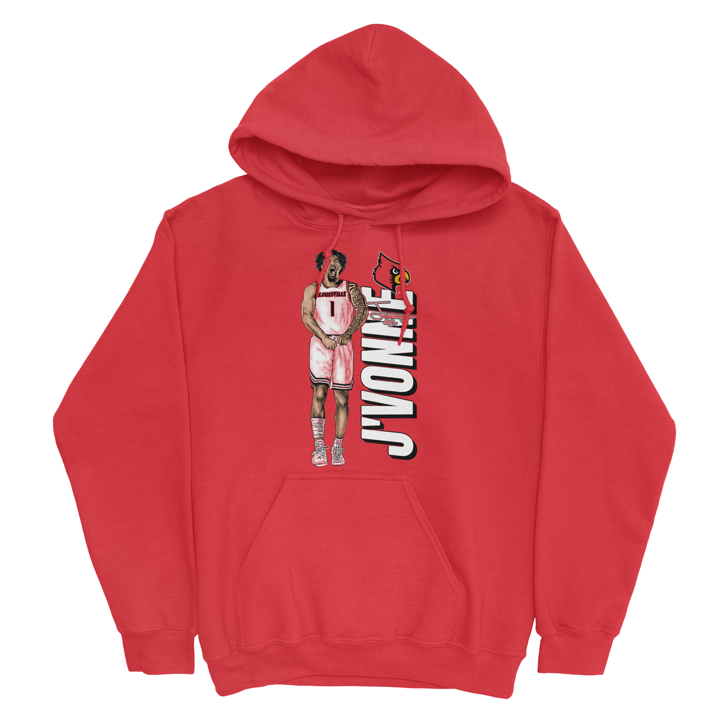 EXCLUSIVE RELEASE: Jvonne Hadley Illustrated Red Hoodie