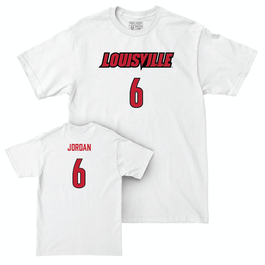 Men's Soccer Player White Comfort Colors Tee  - JP Jordan