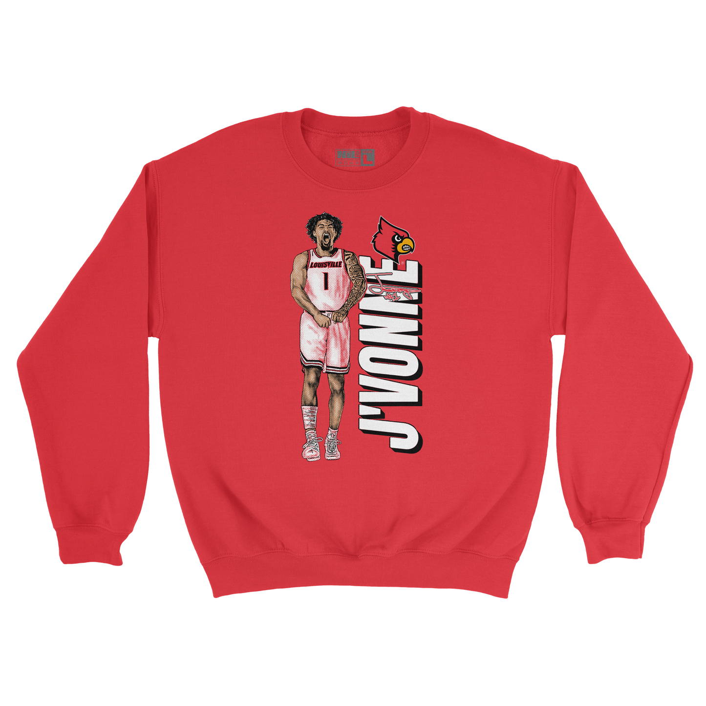 EXCLUSIVE RELEASE: Jvonne Hadley Illustrated Red Crew