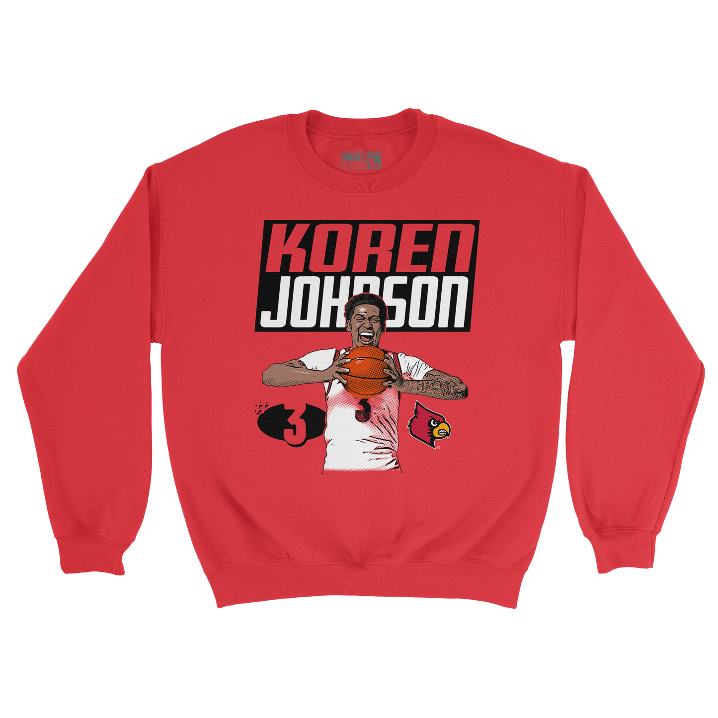 EXCLUSIVE RELEASE: Koren Johnson Illustrated Red Crew