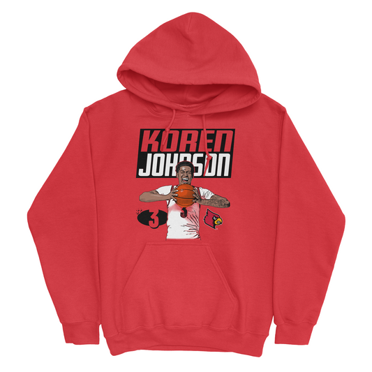 EXCLUSIVE RELEASE: Koren Johnson Illustrated Red Hoodie