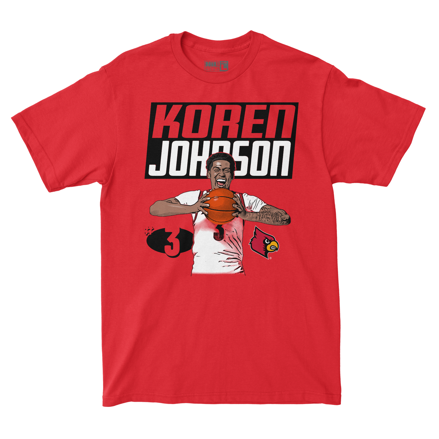 EXCLUSIVE RELEASE: Koren Johnson Illustrated Red Tee