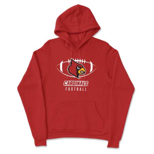 Red Football Gridiron Hoodie - Dakadrien Saunders