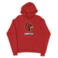 Red Football Louie Hoodie - Brady Allen