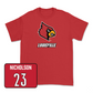 Red Football Louie Tee   - Tahveon Nicholson