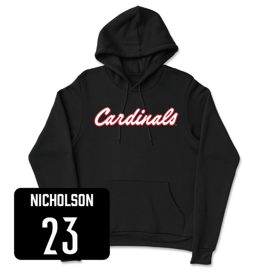 Football Black Script Hoodie   - Tahveon Nicholson