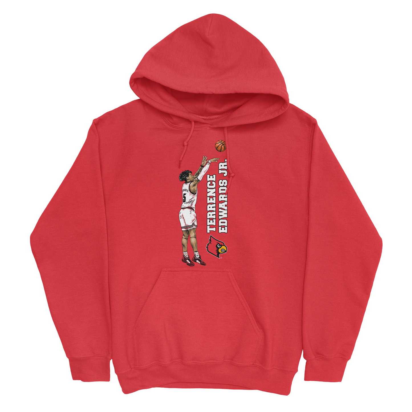 EXCLUSIVE RELEASE: Terrence Edwards Jr. Illustrated Red Hoodie