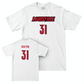 Baseball White Player Comfort Colors Tee   - Cole Crafton