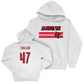 Baseball White Stripes Hoodie   - Aaron England