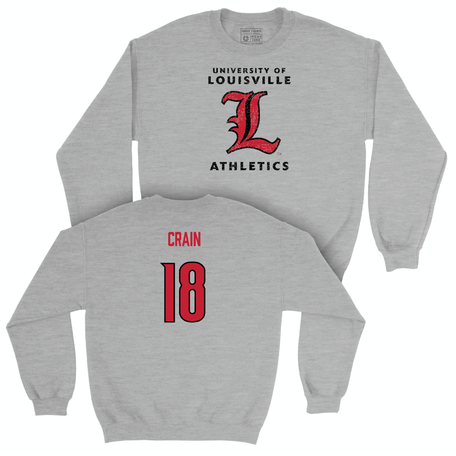 Sport Grey Baseball Vintage Crew   - Griffin Crain