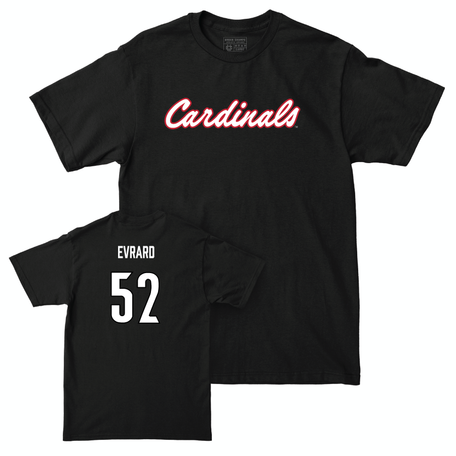 Baseball Black Script Tee   - Coen Evrard