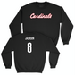 Women's Lacrosse Black Script Crew  - Charlotte Jackson