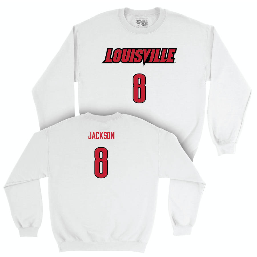 Women's Lacrosse White Player Crew  - Charlotte Jackson