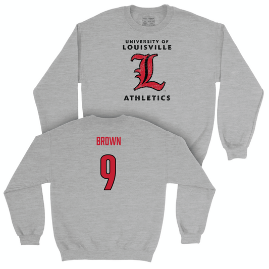 Sport Grey Baseball Vintage Crew   - Jack Brown