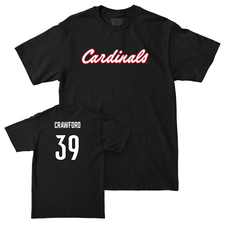 Baseball Black Script Tee   - Brandin Crawford